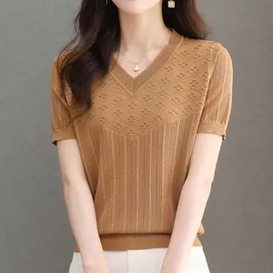 Áo sơ mi voan nữ mùa hè phong cách Pháp, thời trang và giản dị