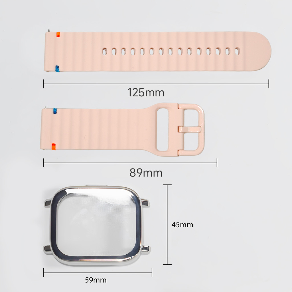 Ốp Lưng TPU + Dây Đeo Silicon Cho Redmi Watch 5 Active / 5 Lite Khung Bảo Vệ Màn Hình Mềm braceelet cover band