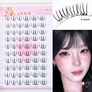 Đen Không Keo Lông Mi Giả Nhẹ Thoải Mái Tự Nhiên Xoăn C Curl Nối Mi Cho Nữ