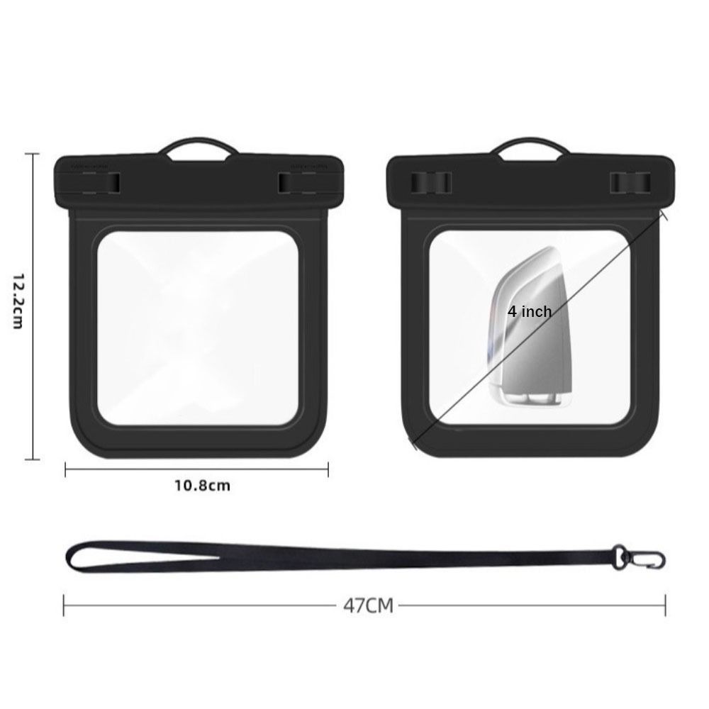 Túi chống nước dưới nước CPINCP, Túi khô vật phẩm nhỏ TPU 30M, Túi chống nước Mini bảo vệ IPX8 bền bỉ cho ví chìa khóa