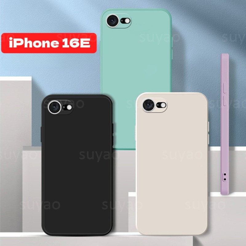 Ốp Điện Thoại Silicon Chính Hãng Cho Apple iPhone 17e 17 Air Pro Max Mềm TPU Silicon Điện Thoại Ốp Lưng Bảo Vệ Cho iPhone17e iPhone17Promax iPhone17Pro Vỏ Điện Thoại Lỏng