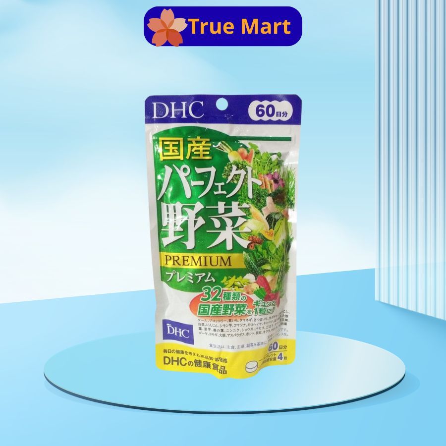 Viên uống DHC rau củ Nhật Bản gói 240 viên 60 ngày giúp thanh lọc,giảm nóng trong, giúp trắng da