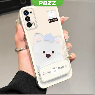 Ốp Lưng Cho OPPO RENO 5 5G oppo RENO 4 4g reno5 5G Vỏ Điện Thoại Vỏ Mềm Silicon Chống Sốc Trong Suốt Thiết Kế Mới Thẩm Mỹ Chó Dễ Thương Có Giá Đỡ Cho Gương TKXGDQZJ01