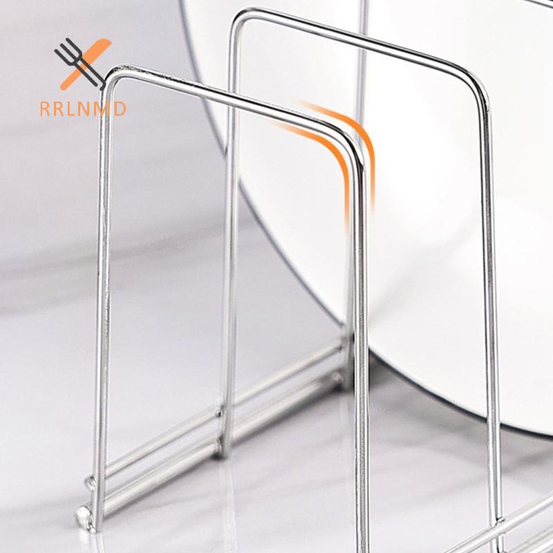RRLNMD Đĩa Inox Thoát Ra Bếp Nắp Nồi Đĩa Bảo Quản Ras Kệ Đa Năng Bát Sấy Giá Đỡ Nhà Bếp Sắp Xếp MỚI