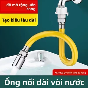 Vòi Nối Dài Ống Nối Dài Chống Bắn Dụng Cụ Tiện Dụng Giặt Bể Bơi Ban Công Đa Năng Cửa Thoát Nước Ống Nối Dài S H66