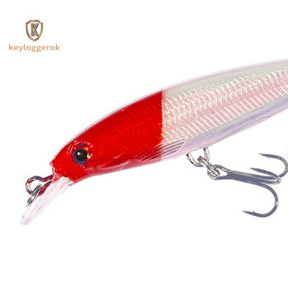 Mồi câu cá minnow 9cm / 6.7g - Bơi nhân tạo cứng, có móc lưỡi, hoàn hảo cho cá hồi và cá trò chơi
