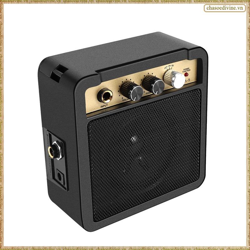 [K O G X] Loa Amplifier Guitar Mini 5W với đầu vào 6,35mm Đầu ra tai nghe 1 / 4 Inch Hỗ trợ điều chỉnh âm lượng