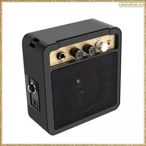 Loa Amplifier Guitar Mini 5W với đầu vào 6,35mm Đầu ra tai nghe 1 / 4 Inch Hỗ trợ điều chỉnh âm lượng
