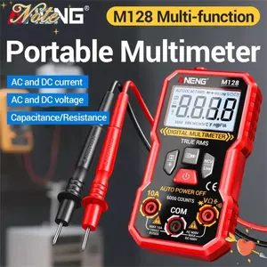 Đồng hồ vạn năng kỹ thuật số NOTE1, Máy kiểm tra vạn năng thông minh chống cháy chuyên nghiệp, Máy kiểm tra điện tử điện áp AC / DC có độ chính xác cao đa chức năng ANENG M127 M128