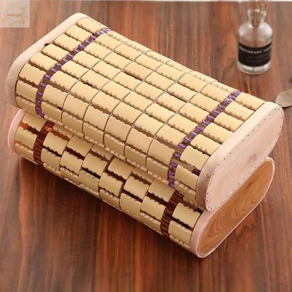 Gối thoáng khí AWNGD, Gối tre làm mát thoải mái, Gối mát bằng gỗ hình chữ nhật bằng tre tại nhà