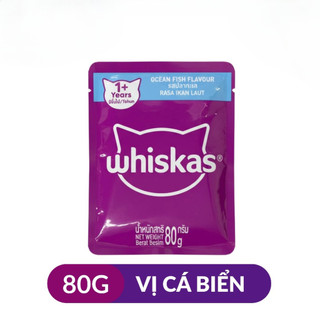 [ Thùng 10 Hộp ] Pate Cho Mèo Whiskas 80g - Combo Tiết Kiệm Hộp