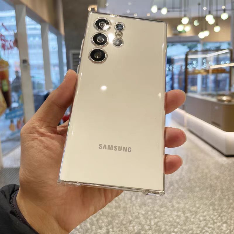 Dành Cho Chính Hãng Trong Suốt Dành Cho Samsung Galaxy S26 S25 S24 S23 Ultra Plus S23FE S25U S26U Vỏ Bảo Vệ Điện Thoại Trong Suốt Chống Sốc