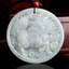 Ngọc bích mặt dây chuyền Kirin Ice Seed - Phong cách đơn giản - Quà tặng ý nghĩa