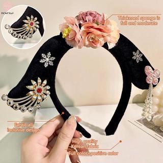 Đầu đội mũ Hanfu công chúa truyền thống Trung Quốc