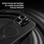 Ốp Điện Thoại Cho Iphone 16e 14 15 16 Pro Max Da Kim Loại Ống Kính Bảo Vệ Từ 360 Chân Đế TPU + PC Bao