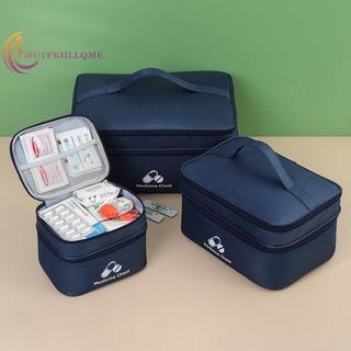 Csndices Bộ sơ cứu du lịch tại nhà Phân loại hai lớp Bảo quản Túi phân loại thuốc Vải Oxford Túi chống dịch bệnh VN