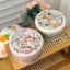 Hộp đựng kẹo AMLU, Hộp đựng bánh quy cứu trợ họa tiết hoạt hình Hộp sắt, Hộp đóng gói quà tặng hình tròn dung tích lớn cho đám cưới
