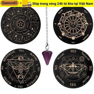 ESSENCEH Star Pendulum Board, Magics Thiền Phù thủy Altar Cung cấp Bảng bói toán Dowsing, Bảng quyết định siêu hình Bảng tin