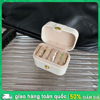 Hộp trang sức đa năng tiện mang Hộp Đựng Trang Sức / Nhẫn, Bằng Da PU, Thiết Kế Đơn Giản, Tiện Dụng, Nhỏ Gọn