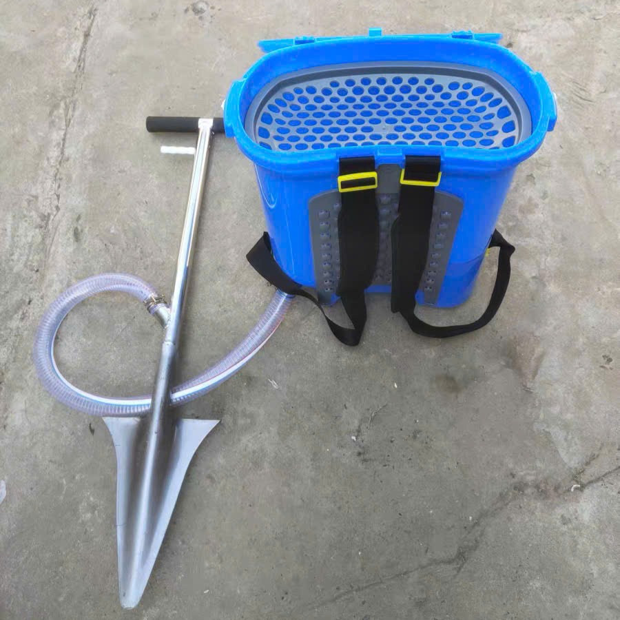 Xẻng Bón Phân Đeo Vai 25L TMP-03 - Dụng Cụ Rải Phân Cơ Học Năng Suất 2Ha/Ngày (Tháp Xanh) Dụng Cụ Bón Phân Đeo Lưng,