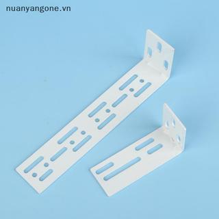 Nuanyangone.vn 1 / 2 Cái Giá Treo Tường Chất Lượng Cao Phụ Kiện Phần Cứng Cho Rèm Điện Tử Đơn / Đôi Đường Sắt Bên Gắn Chân Đế Theo Dõi Cực Mới