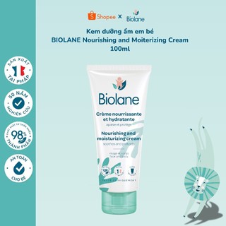 Kem dưỡng ẩm em bé BIOLANE Nourishing and Moisturizing Cream (100ml)