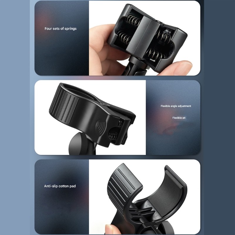 COO Lò Xo Tải Micro Kẹp Chân Đế Có Thể Điều Chỉnh Cho Máy Sấy Tóc Đèn Pin