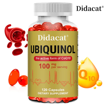 Didacat Coenzyme Q10 Panthenol hỗ trợ sức khỏe tim mạch, thúc đẩy hấp thụ chất dinh dưỡng và cân bằng tuần hoàn máu.
