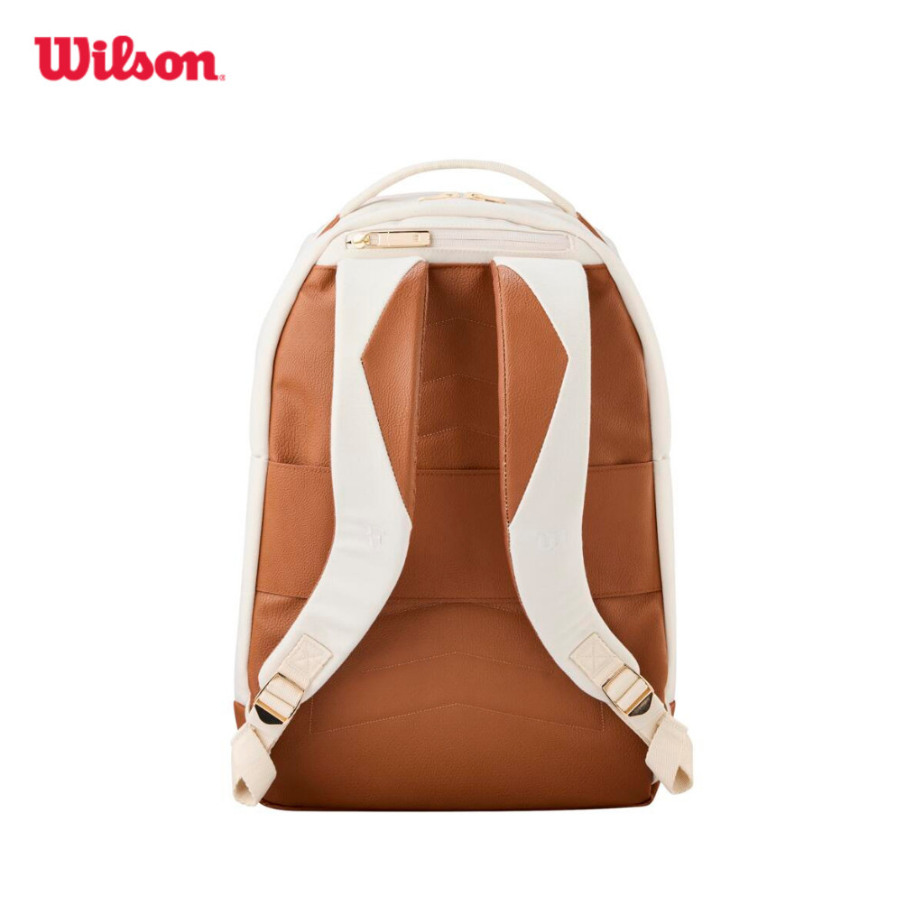 Wilson RF LAWN COLLECTION TENNIS BACKPACK CREAM Balo Đựng Vợt Tennis WR8054801001