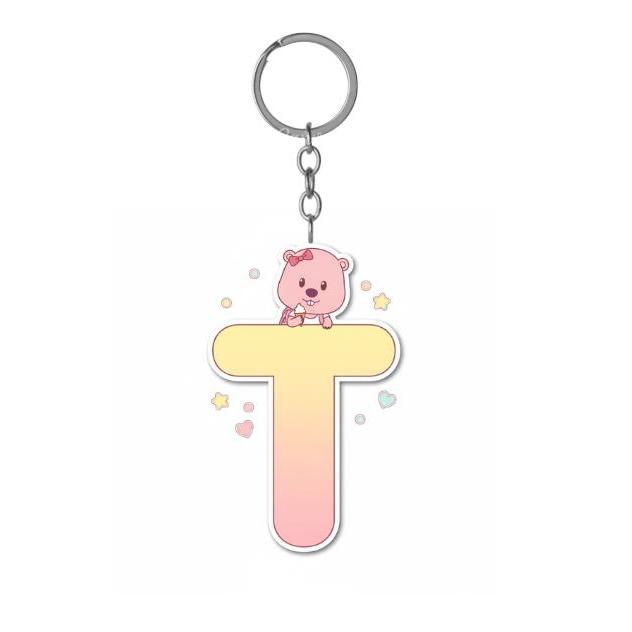 móc khoá chữ cái Loopy dễ thương