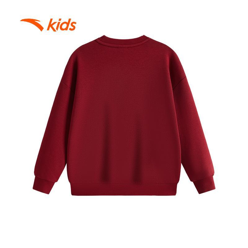 ANTA Kids Áo Nỉ Sweater Dáng Chui Đầu, Tay Dài, Mềm Ấm, Thoải Mái Vận Động Bé Gái A62537702