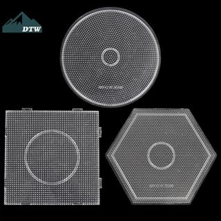 DTW 5 Loại Lựa Chọn 2.6 Mm Perler Hạt Mẫu Pegboard Cho Hama Hạt Công Cụ DIY Giáo Dục Xếp Hình Beadbond Thể Thao