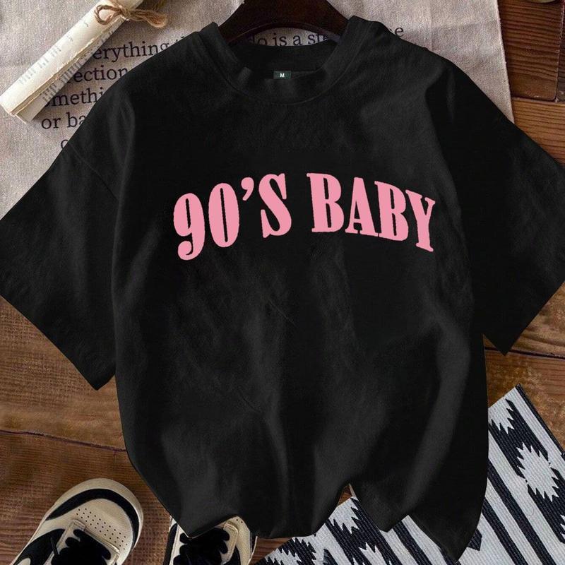 Bé Cổ Thuyền 97 CA, Gái Trai Họa Tiết, Áo Thun, 100% Cotton, Chất Lượng