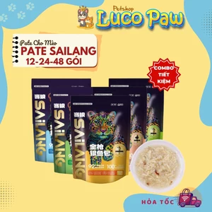 Pate SAILANG 12 - 24 - 48 gói 70g Pate Langlike dễ tiêu hoá, không chất bảo quản