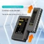 Máy test mạng M469D hỗ trợ RJ45 RJ11, màu ngẫu nhiên - Máy kiểm tra mạng， Cáp mạng LAN，Đa năng