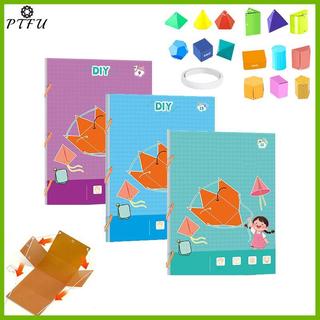PTFU Sách Hình Học 3D Có Dây Kéo, Công Thức Diện Tích & Thể Tích