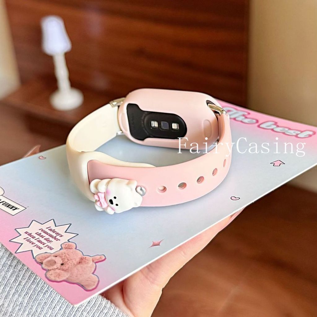 Ốp Lưng Silicon + Dây Đeo Cho Xiaomi Mi Band 10 9 8 nfc Thể Thao Cổ Tay Cho Mi Band 10 9 Phiên Bản Gốm Sứ Vòng Tay Phụ Kiện