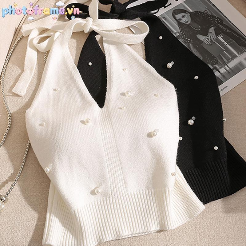 Khung Ảnh Đính Hạt với Dây Thắt Nút - Thiết kế cho Vest Nữ