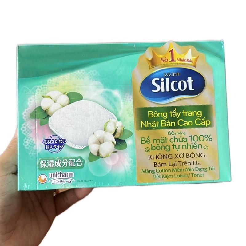 Bông tẩy trang Nhật Bản cao cấp silcot 66 miếng | Shopee Việt Nam