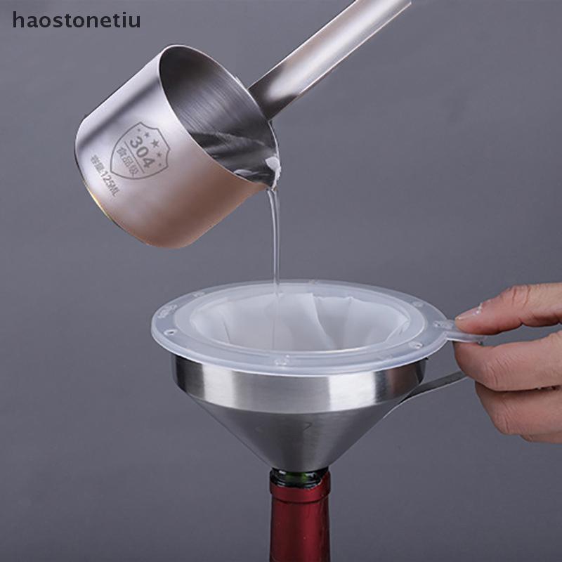NS 100 / 120 / 200 / 300 / 400 / 450 Lưới Nylon Lọc Phễu Inox Cho Sữa Trái Cây Y Học Truyền Thống Trung Quốc Dầu Trắng NS