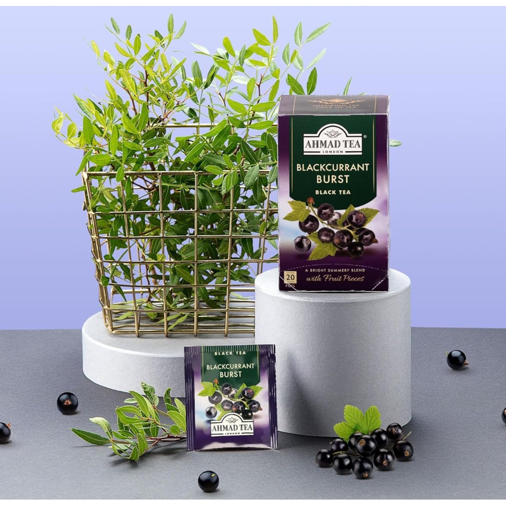Trà Ahmad Nho Đen 40g Hương Vị Blackcurrant Đậm Đà, Tinh Tế Và Lôi Cuốn
