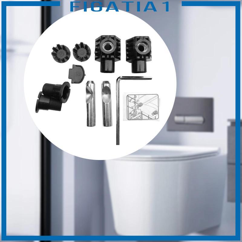 Lắp đặt nhà vệ sinh treo tường có ốc vít và bu lông để sử dụng trong phòng tắm