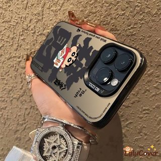 Ốp Điện Thoại Crayon Shinchan Dễ Thương Cho iPhone 17 Air 16E 16 15 Plus 14 13 12 Pro Max Ốp Lưng May Mắn “Fa Cai ” Hoạt Hình Phong Phú Sang Trọng Họa Tiết Thiết Kế Mới Vỏ Chống Sốc