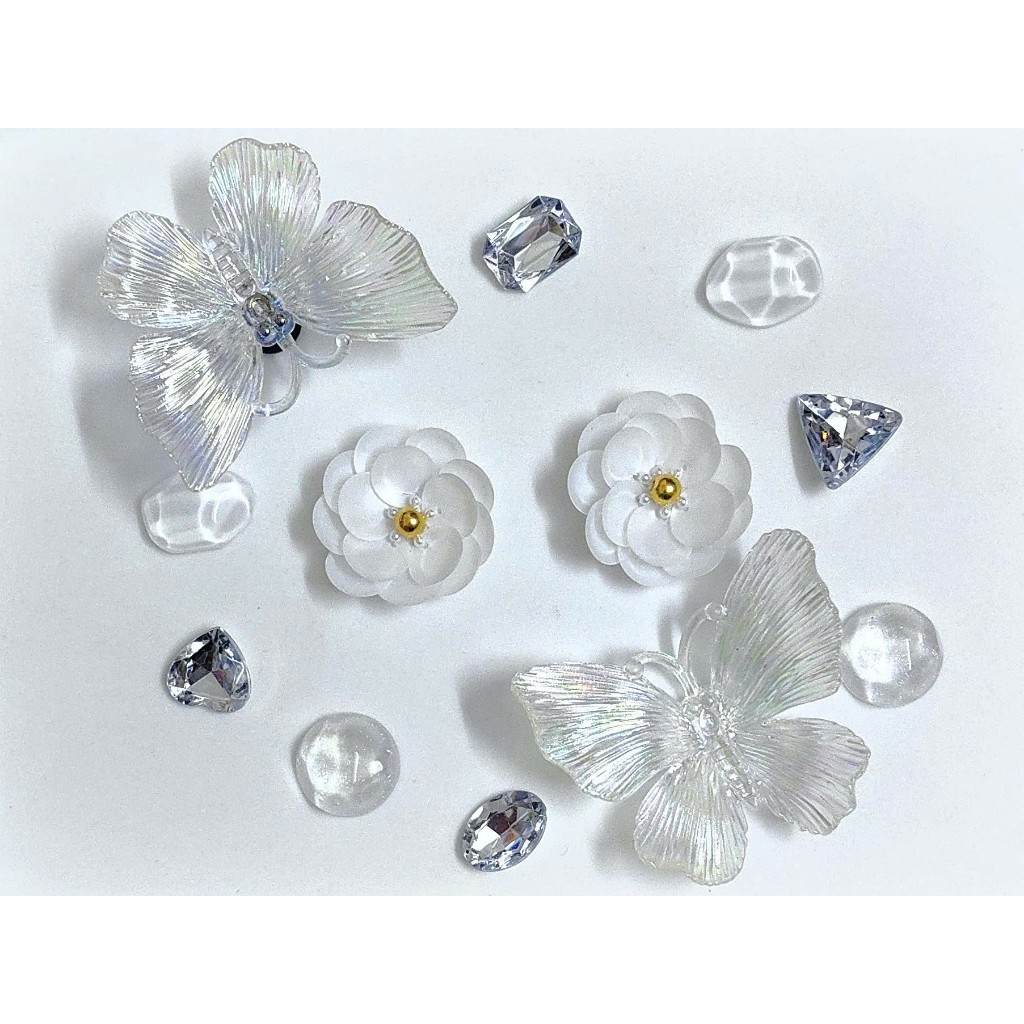 SET CHARM GẮN DÉP CAO CẤP: BƯỚM VÀ HOA