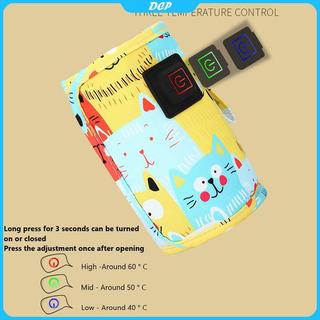 [DCP] USB Sữa nước ấm hơn Xe đẩy du lịch cách nhiệt Túi bé bú bình nóng trẻ sơ sinh trẻ sơ sinh di động Bình giữ ấm [VN]