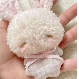 Dễ Thương mini Dễ Thương Làm Dịu Thiên Thần Thỏ Sang Trọng Búp Bê Mặt Dây Chuyền Chữa Bệnh Túi Dễ Thương Mặt Dây Chuyền Trang Trí Quà Tặng Tặng Tặng