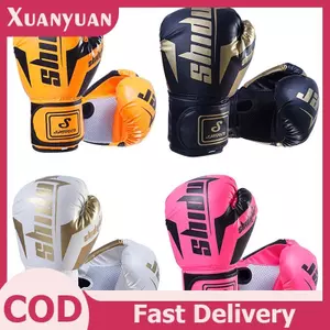 Găng tay boxing thoáng khí 6/10 ozPU phù hợp cho sanda, muay thái và taekwondo