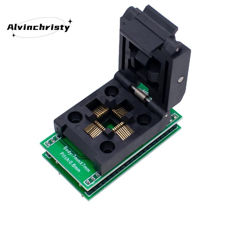 Mạch Tích Hợp TQFP32 QFP32 Sang DIP32 IC Lập Trình Viên Adapter Chip Kiểm Tra Ổ Cắm Đốt Ghế