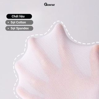 Set 5 đôi tất giấy nữ mỏng mùa hè GOMTAT, vớ nữ trơn mong nhẹ, mềm mịn, tôn dáng - HOT-1304