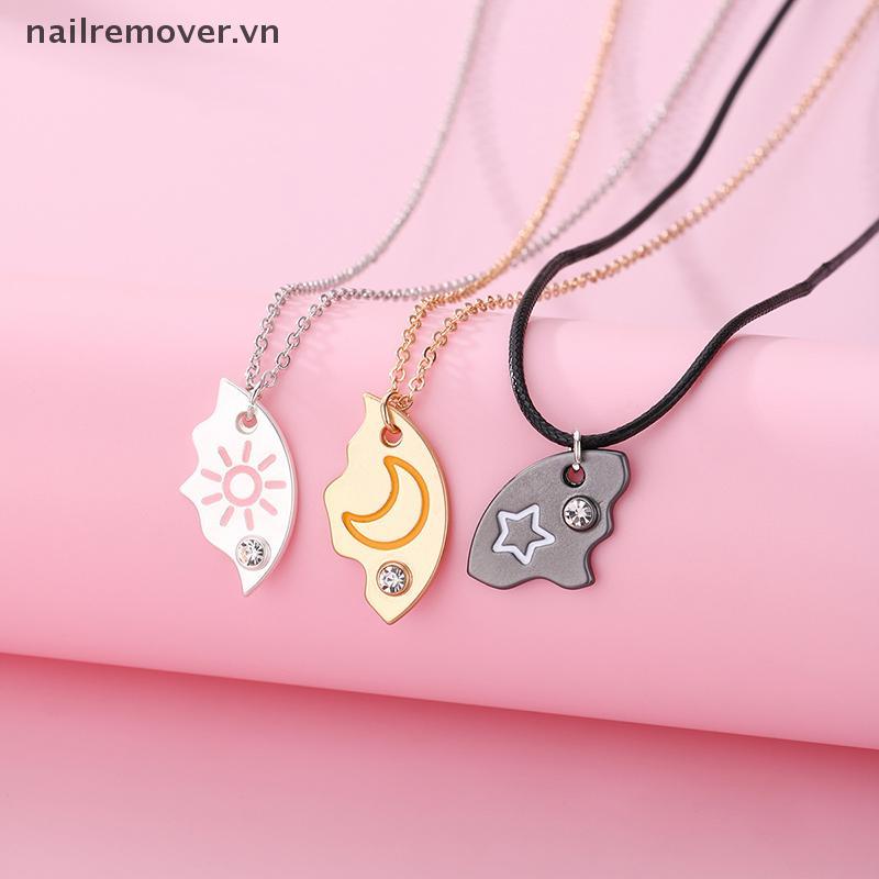 Mặt Dây Chuyền Nelace Đôi Cho Bạn Bè, Bộ 3 Chiếc Mới